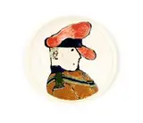 Robert Hodgins, Like Westpoint, hand painted and glazed ceramic