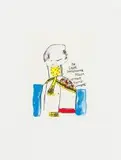 Robert Hodgins, An Uber Something from Upper Somewhere, colour lithograph