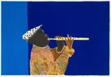 Tribute to Lemmy 'Special' Mabaso by Sam Nhlengethwa, colour lithograph, sold Apr 2016