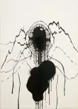 Zander Blom, Untitled, mixed media on paper stretched on canvas