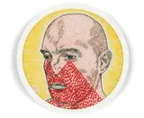 Conrad Botes, Portrait of Ruan Hoffmann, oil on glass