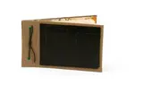 Peter Clarke, Arco 84, mixed media and collage in a handmade and bound linen book