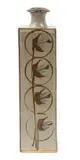Tim Morris, An elongated slab-built glazed stoneware vase