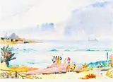 Walter Battiss, Leisure Bay, photolithograph