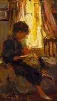 Adriaan Boshoff, Mother and Child, oil on canvas laid down on board
