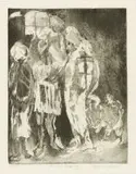 Cyprian Shilakoe, We Are Leaving, etching and aquatint