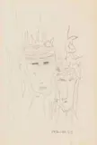 Alexis Preller, Kings, pencil