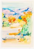 Walter Battiss, Riverside, lithograph