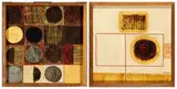 Ernst de Jong, Abstract No. 36, two, mixed media on board