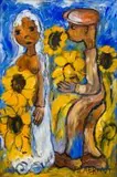 The Wedding by Frans Claerhout, acrylic on cardboard, sold Apr 2016