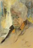 Alexander Rose-Innes, Self Portrait, pastel on paper