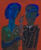 Jan Vermeiren, Wedding Aniversary, oil on canvas