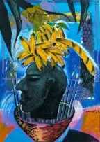 André Naudé, Good Luck Still Life, mixed media