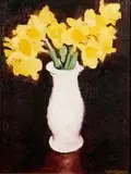 Walter Meyer, A Vase of Daffodils
