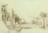 Gregoire Boonzaier, Breestraat, Kaapstad, pastel