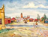 François Krige, Ladismith, oil on canvas