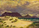 Table Mountain from Milnerton by Edward Roworth, oil on canvas, offered Apr 2016