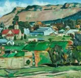 François Krige, Barrydale, oil on canvas