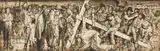 Sir Frank Brangwyn, Scene from The Stations of The Cross, etching