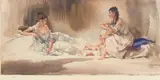 William Russell Flint, Two Woman