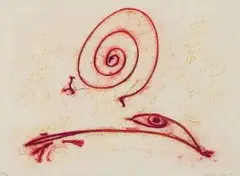 Max Ernst, Art et Histoire, colour lithograph