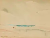 Nerine Desmond, Sand Dunes with Fishermen