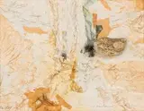 Meeting of the Two Oceans by Christine von Huetz-Davisson, mixed media and found object on board, offered Nov 2016