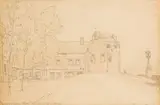 Kamper Veerscne Toren Zeeland (Holland) by Jacobus Hendrik Pierneef, pencil and watercolour on paper laid down on card, sold Nov 2016