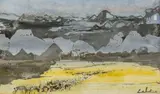 Gordon Vorster, Extensive Landscape with Antelopes