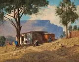 Table Mountain by Willem Hermanus Coetzer, oil on canvas, sold May 2016