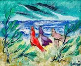Johannes Meintjes, Indian Women on the Beach