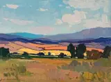 Namakwaland by Piet van Heerden, oil on canvas laid down on board, offered May 2016