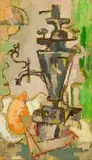 The Samovar by Gregoire Boonzaier, oil on canvas laid down on board, offered May 2016