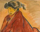 Irma Stern, Woman Wearing a Blanket