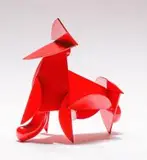 Edoardo Villa, Abstract Composition, Red