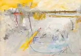 Fred Schimmel, Abstract Composition #1055, oil on board