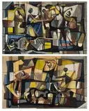 Armando Baldinelli, Figural Compositions, a pair