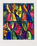Dexter's Four Robes by Jim Dine, woodcut with hand colouring, sold May 2016