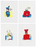 Robert Hodgins, Generals, four, colour lithographs