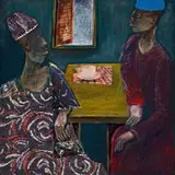 Sam Nhlengethwa, Tea Time