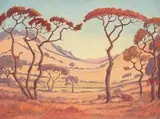 Winter Bosveld by Jacobus Hendrik Pierneef, oil on board, sold May 2016