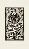 Rumours and Impossibilities by William Kentridge, linocut with hand colouring, sold May 2016
