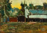 Pieter Wenning, Ou Huisie, Nuweland, oil on canvas