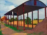 Bertha Everard, Haycover, oil on canvas