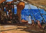 Robert Gwelo Goodman, Relaxing on Deck