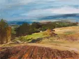 Vineyard by Errol Boyley, oil on canvas, sold Nov 2015