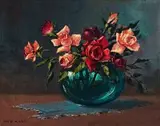 Otto Klar, Still Life with Roses