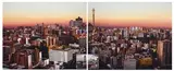 Hermann Niebuhr, Johannesburg Skyline, diptych