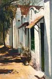 House Facade by Errol Boyley, oil on board, sold Nov 2015