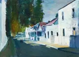 Street Scene by Errol Boyley, oil on canvas, sold Nov 2015